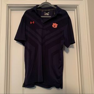 Auburn Under Armour Short Sleeve Polo